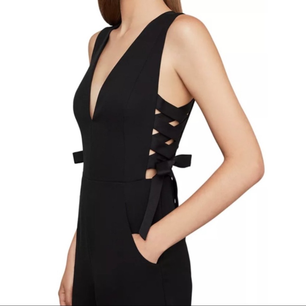 BCBG MAX AZRIA ~Eve Lace-Up jumpsuit (NWOT)